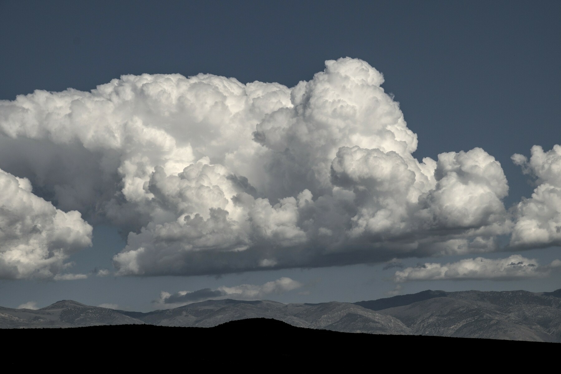 Fluffy cumulonimbus clouds.
